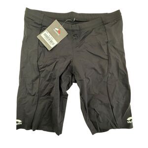 NEW Skinfit Kona Tri Shorts Triathlon Women XL Black Concealed Pocket Swim